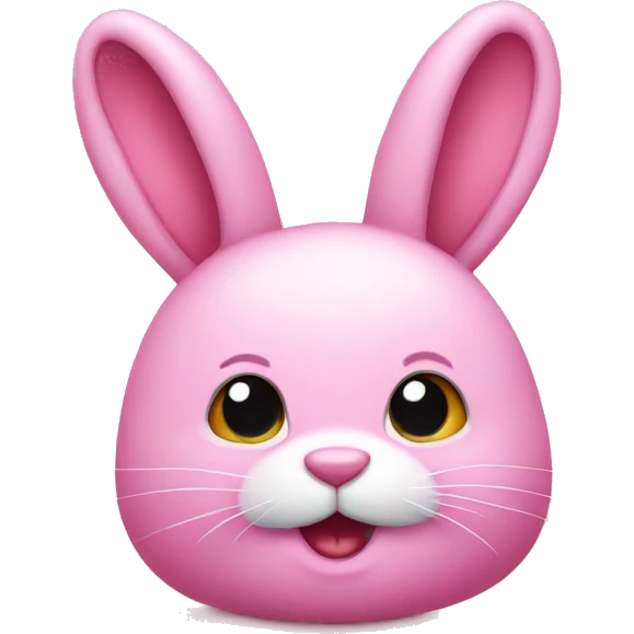 pink bunny emoji