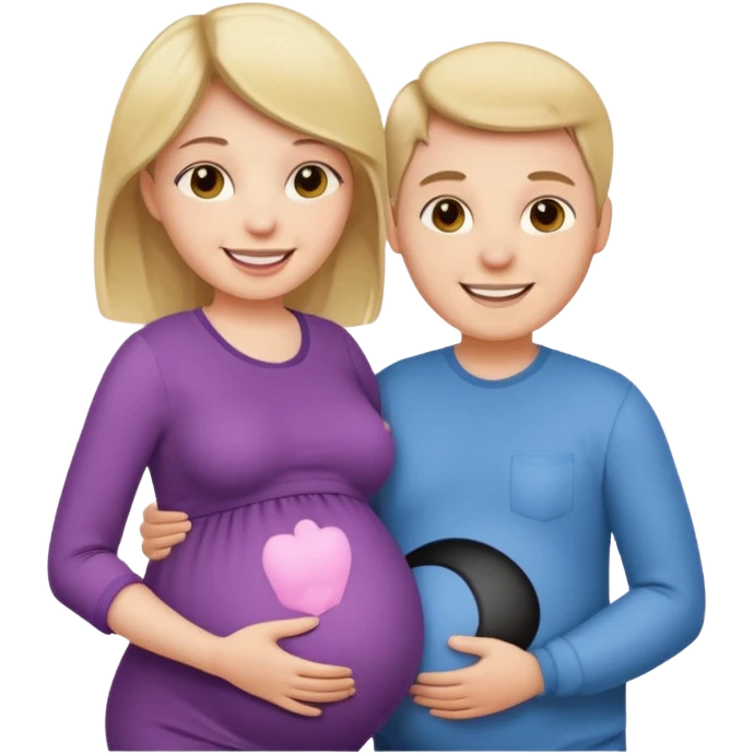 That’s too many ppl pregnant. Her mother is not. Just the couple emoji