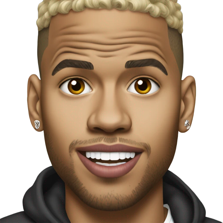 Hyper Realistic Chris Brown  emoji