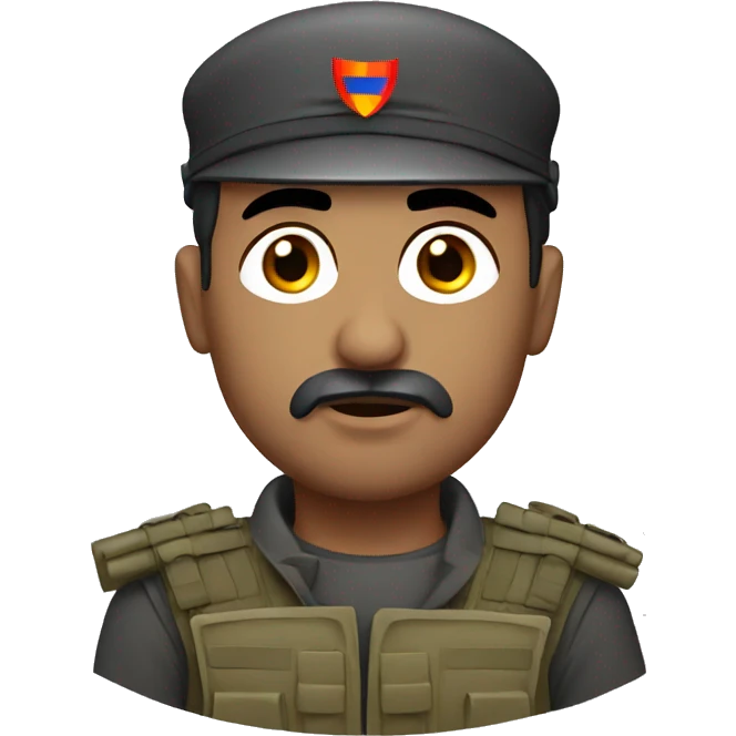 Armenian soldier emoji