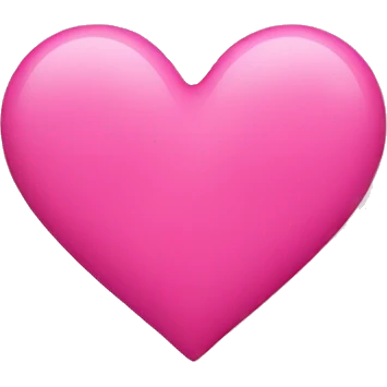 A pink heart with a B + H in the middle emoji