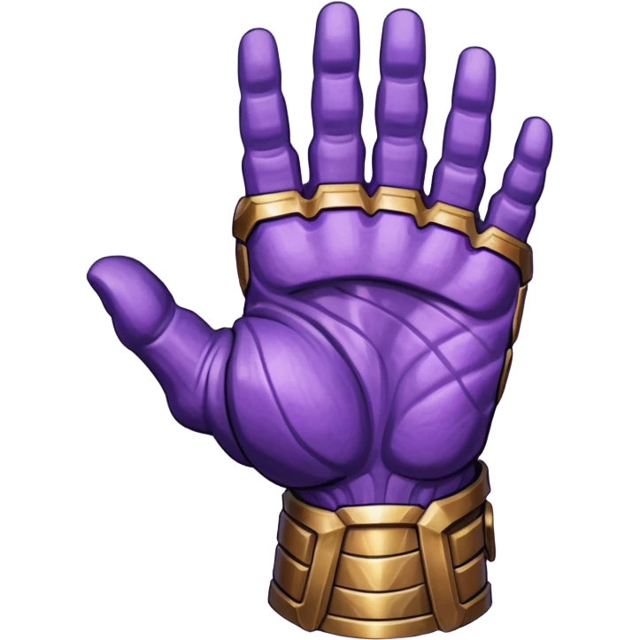 mão do thanos vingadores emoji
