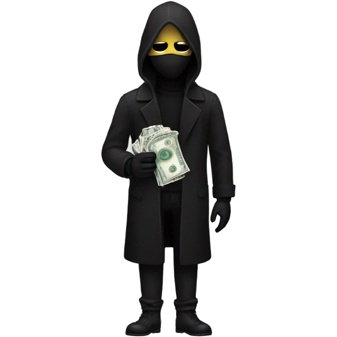 Create an image of a robber emoji