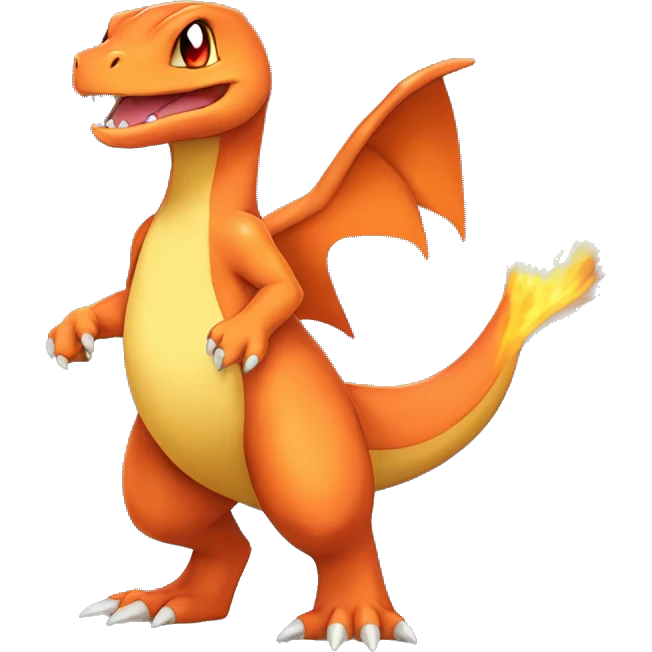  Charmander-Charmeleon-Charizard-Fakemon Full body emoji