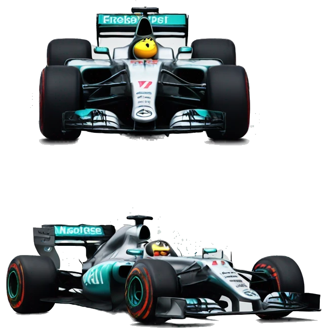 mercedes f1 car emoji