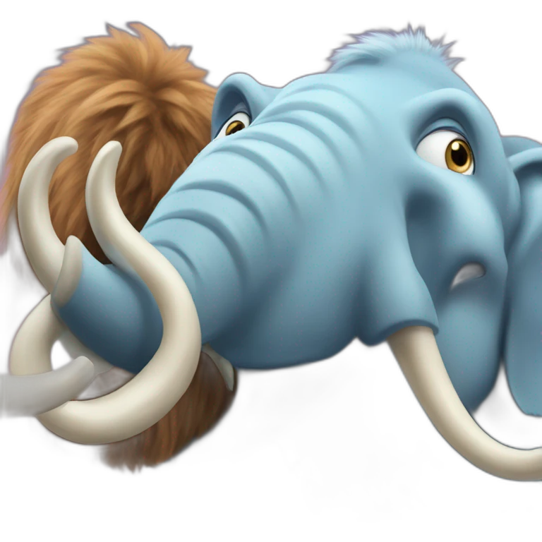 Ice age movie Peaches the mammouth emoji