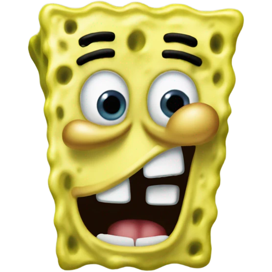 SpongeBob phew emoji