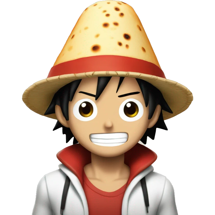 Luffy Con Una Arepa emoji