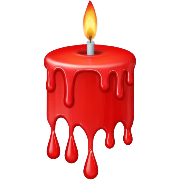 :candle404: → Dripping candle shaped like “404” emoji