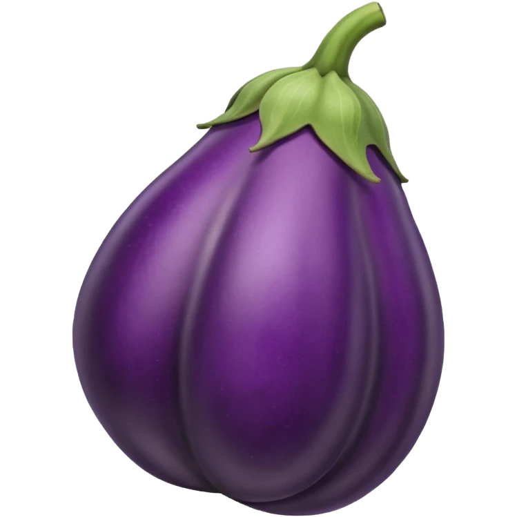Eggplant with veins emoji