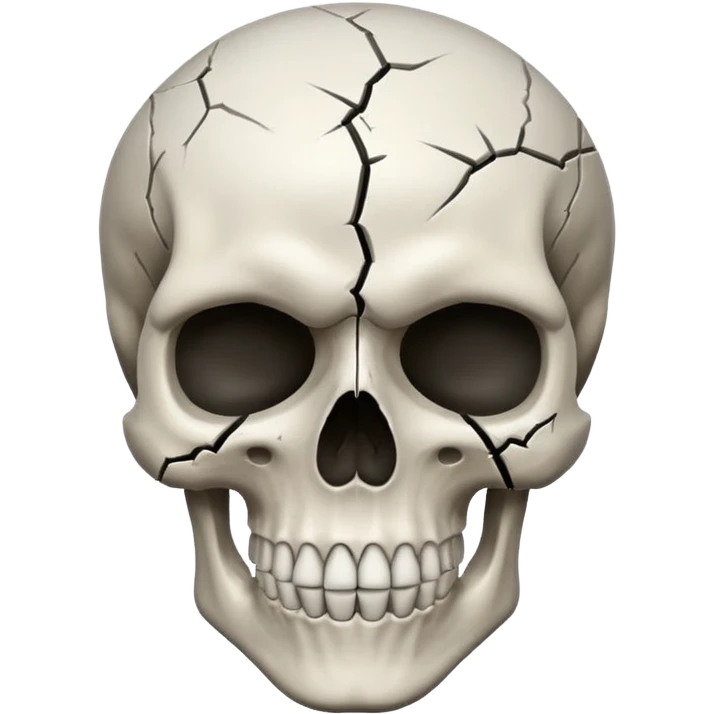 Mind blowing skull emoji