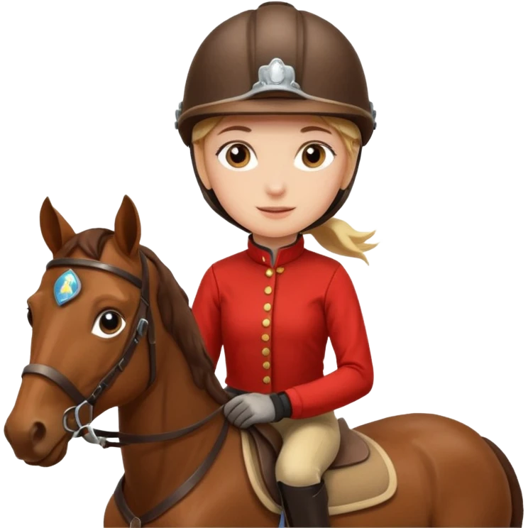  horse. jockey girl emoji