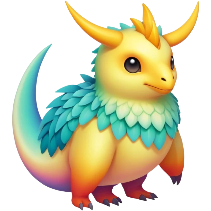 divine complex gradients aesthetic-scenic-Fakémon-creature emoji