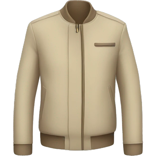 Beige jacket emoji