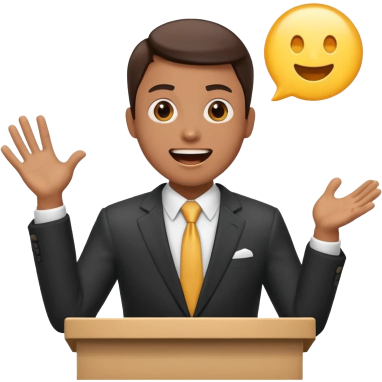 soapbox speech emoji
