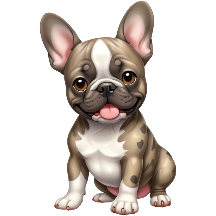 Merle French Bulldog emoji