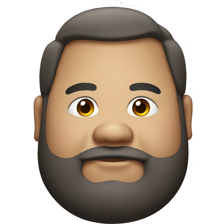 Fat man emoji