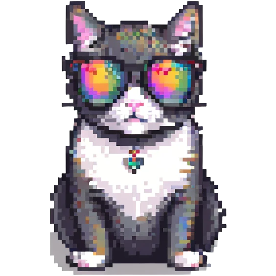 cat wearing sunglasses emoji