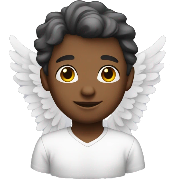 Angel with wings male emoji