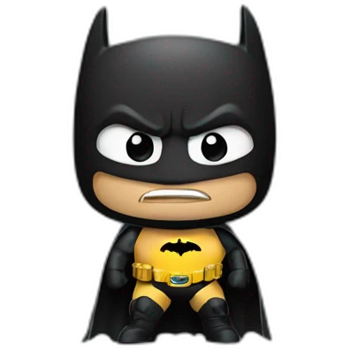 batman peeing emoji