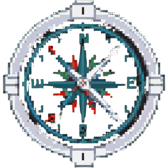 army compass navigation tool emoji