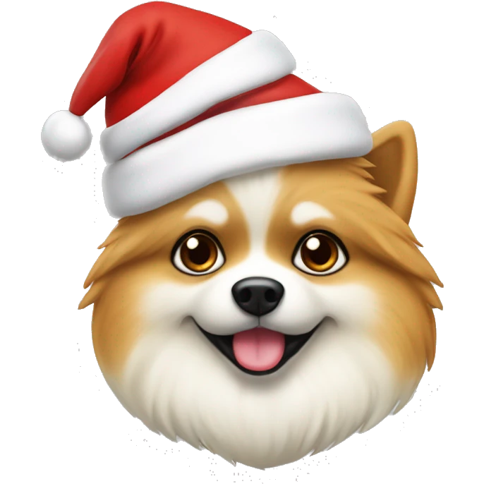 Creme Pomeranze with santa hat emoji