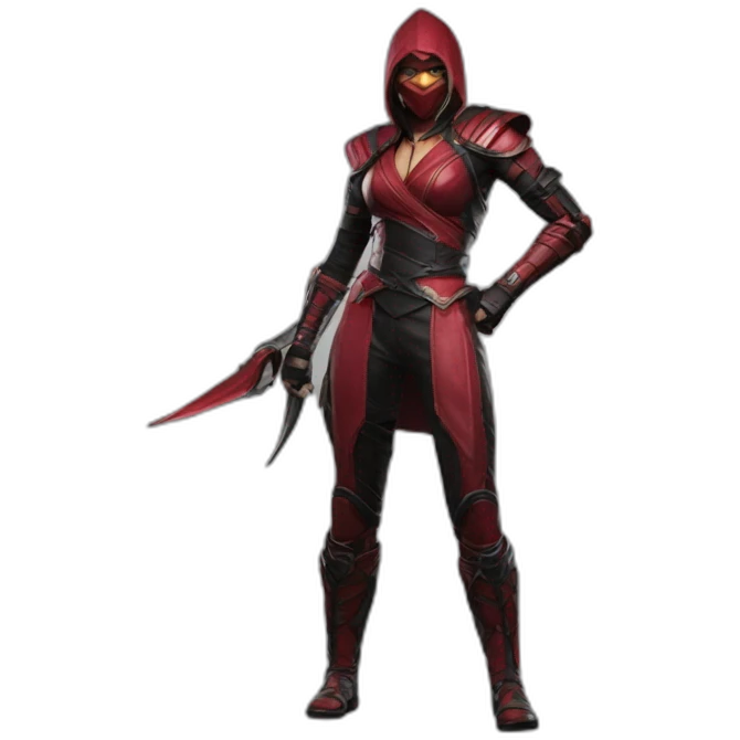 Skarlet from mortal kombat 11 emoji