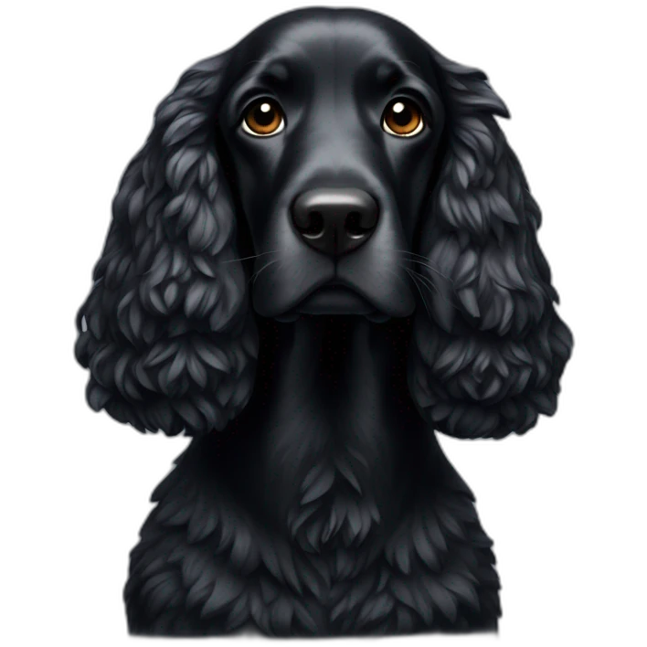 black cockalier emoji