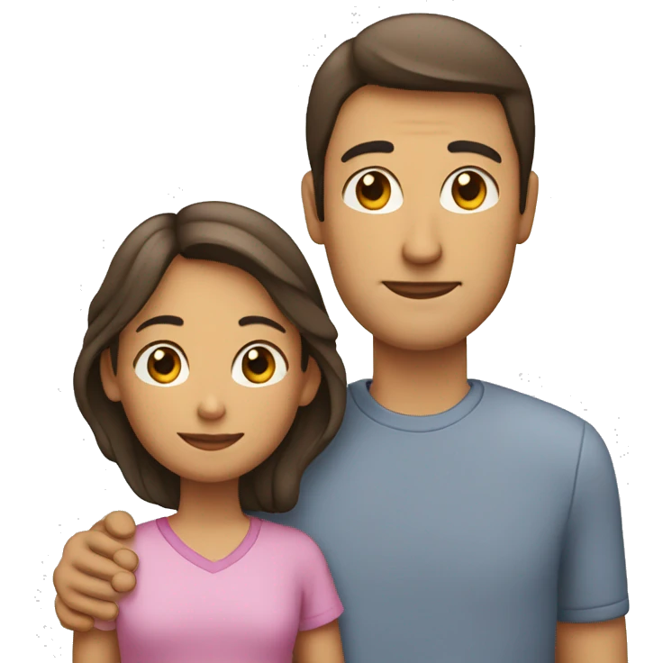 familia mujer, padre e hijo emoji