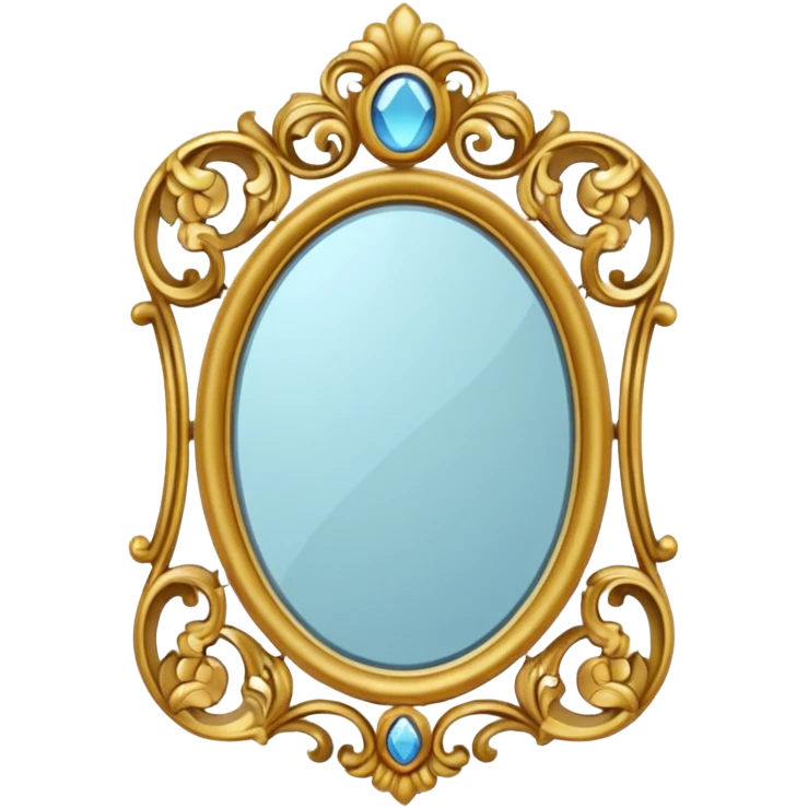 fancy mirror emoji