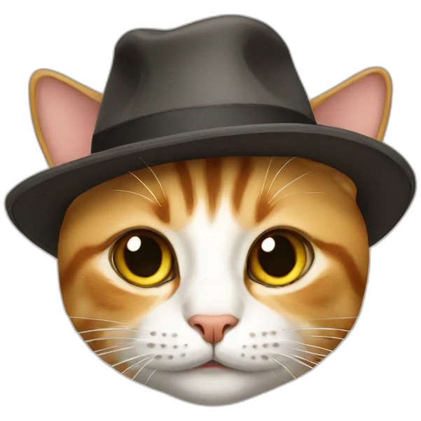 cat with a hat emoji
