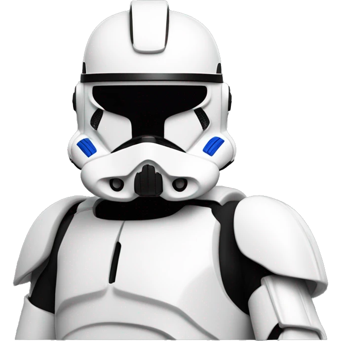 Clone trooper de différentes couleur emoji