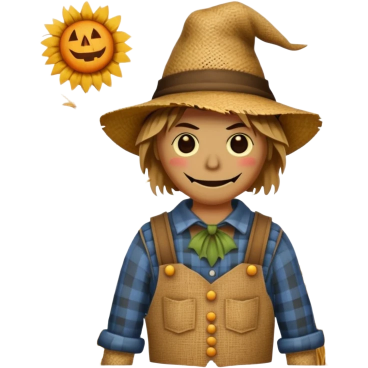 the scarecrow emoji