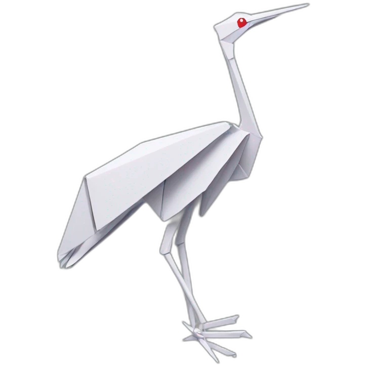 oragami crane emoji