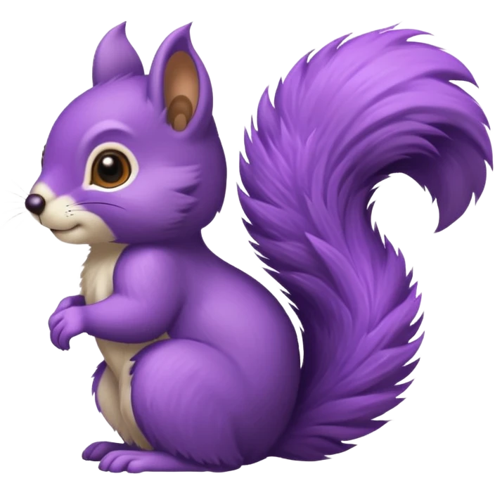 purple squirrel emoji