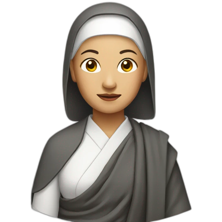 buddhist nun emoji