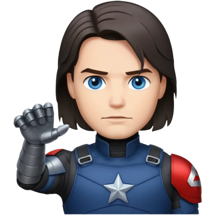 The Winter Solder from Marvel Comics emoji