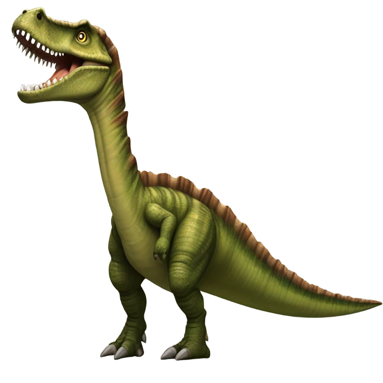 realistic tall spinosaurus emoji