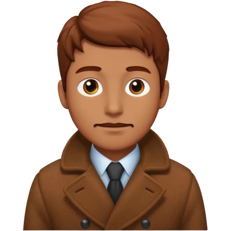 Chestnut man emoji