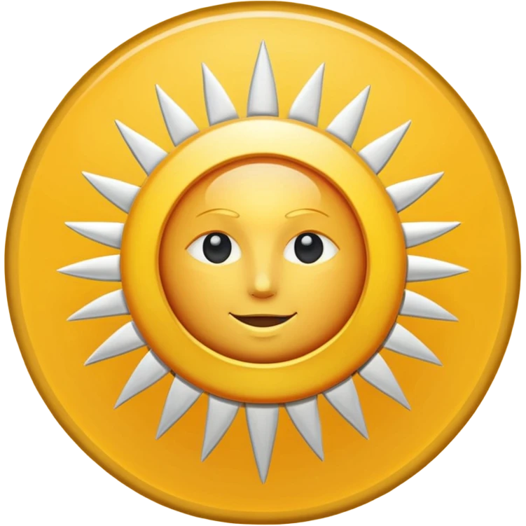 🇭🇺can you add a sun at the middle of the vlag emoji