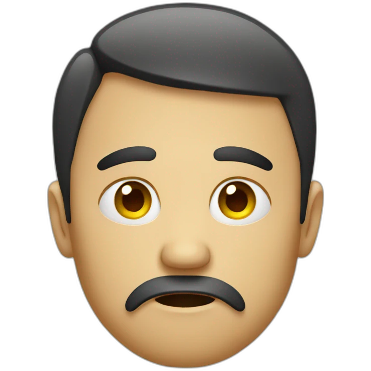 Sad face emoji emoji