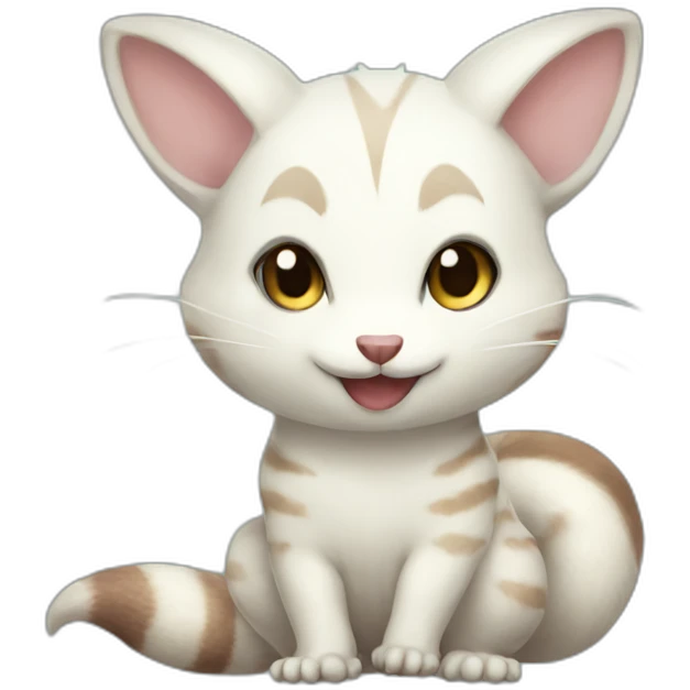 White Furret emoji
