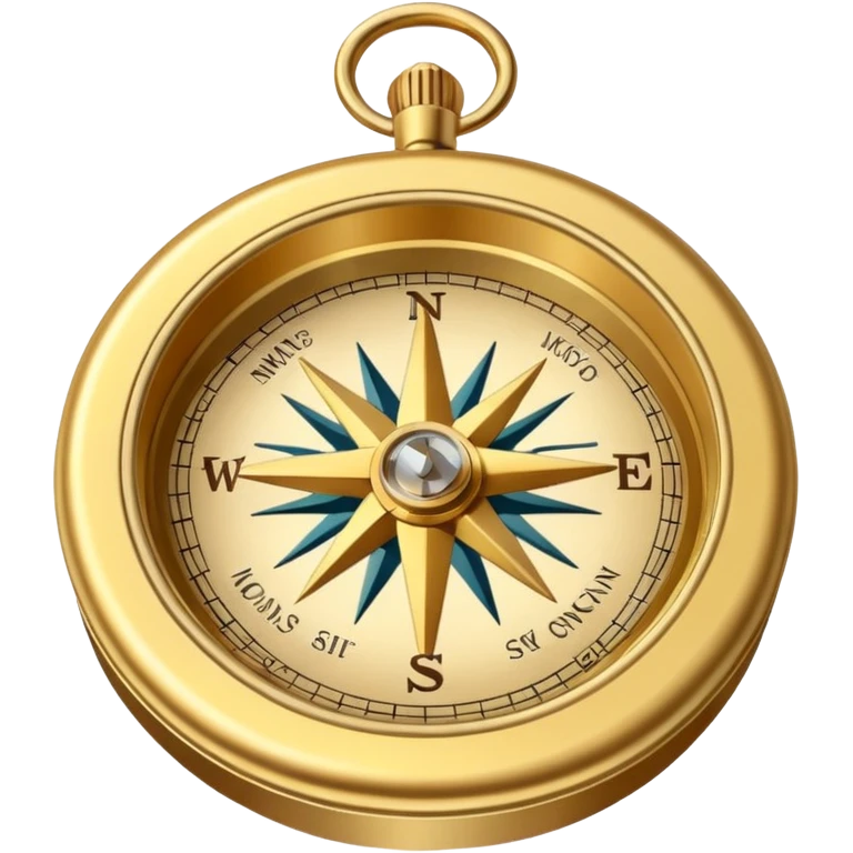 Kompass in gold emoji