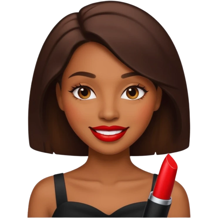 Brown skin women pussy emoji