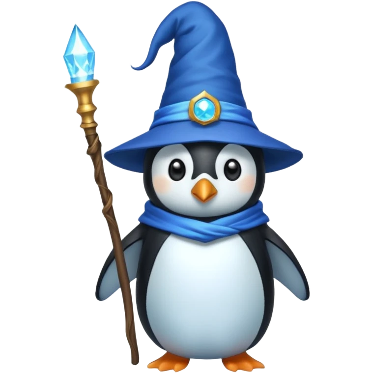 Penguin Wizard emoji