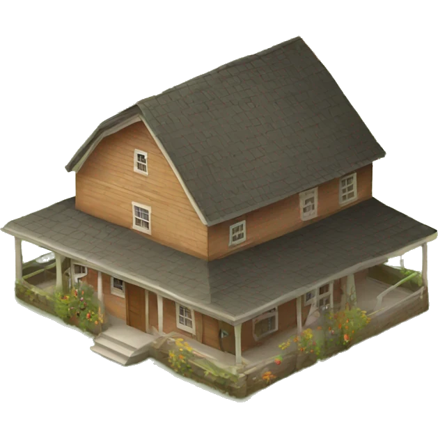 Farmhouse emoji