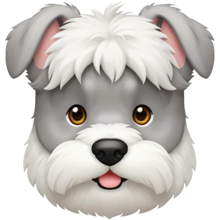 schnauzerwhite mini schnauzer emoji