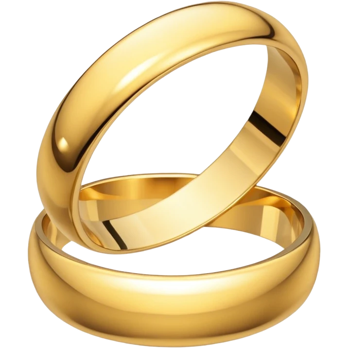 Broken wedding ring  into two piece  emoji