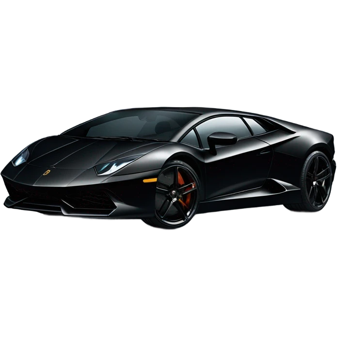 lamborghini black emoji