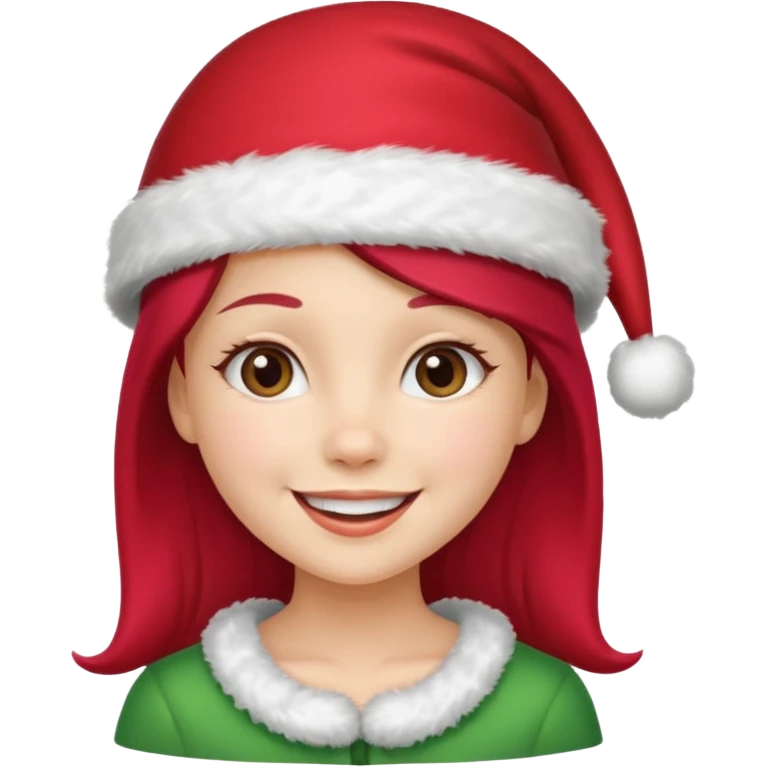 christmas girl emoji